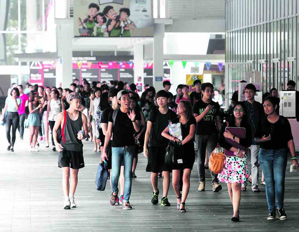 The share of young Singaporeans who believe that gay sex is not wrong has nearly tripled in the last five years. u00e2u20acu201d TODAY pic