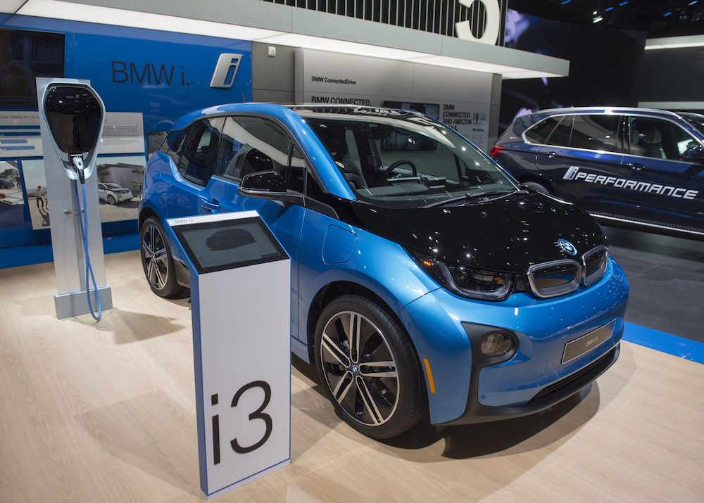 The carmaker took an early lead in battery-powered driving with its i3 (pictured here at the 2017 North American International Auto Show), first released in 2013. u00e2u20acu201d AFP pic