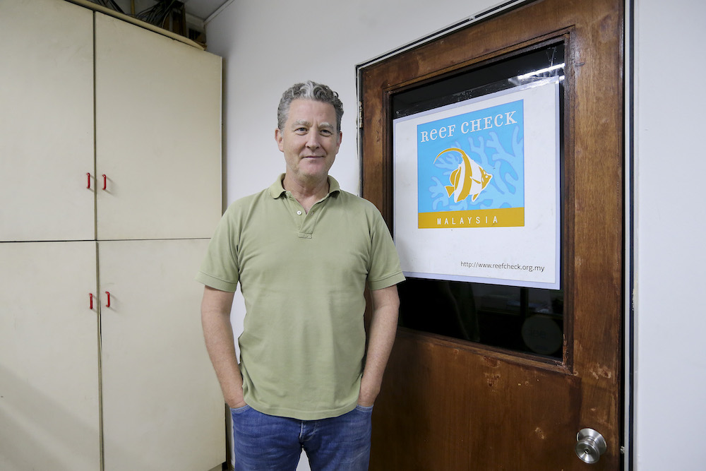 Reef Check Malaysia general manager Julian Hyde says Malaysian islands are at risk if tourism growth and its impacts are left unchecked. — Picture by Firdaus Latif