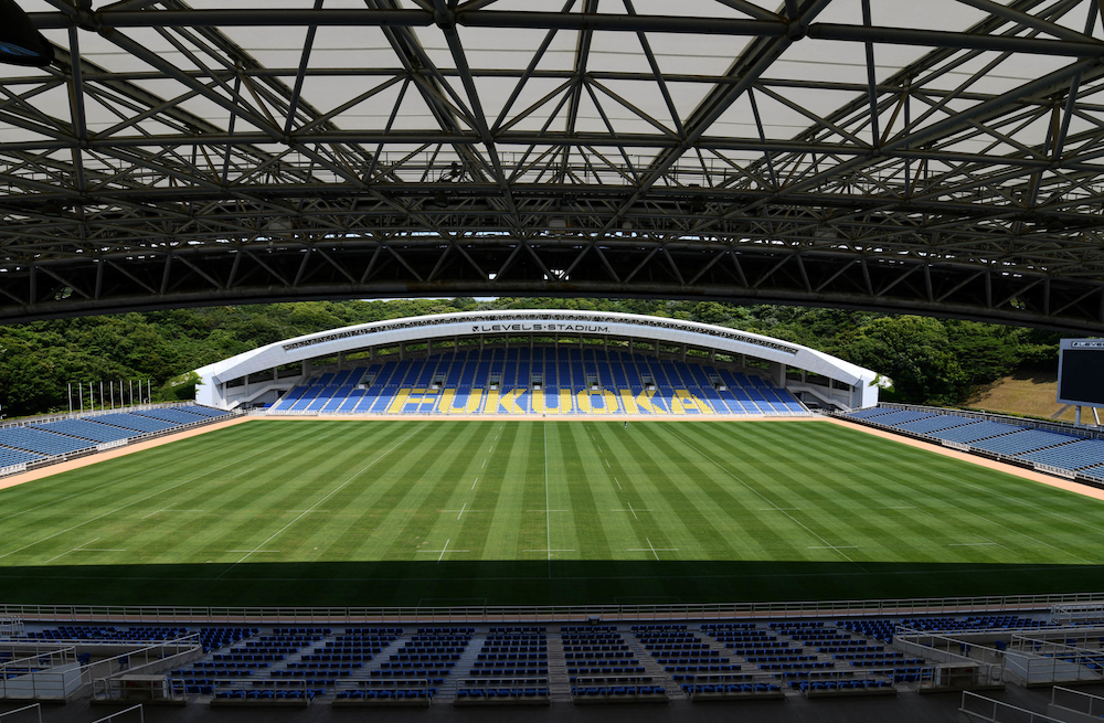 Overview of the Fukuoka Hakatanomori stadium, one of the venues for the 2019 Rugby World Cup, in Fukuoka. u00e2u20acu201d AFP pic