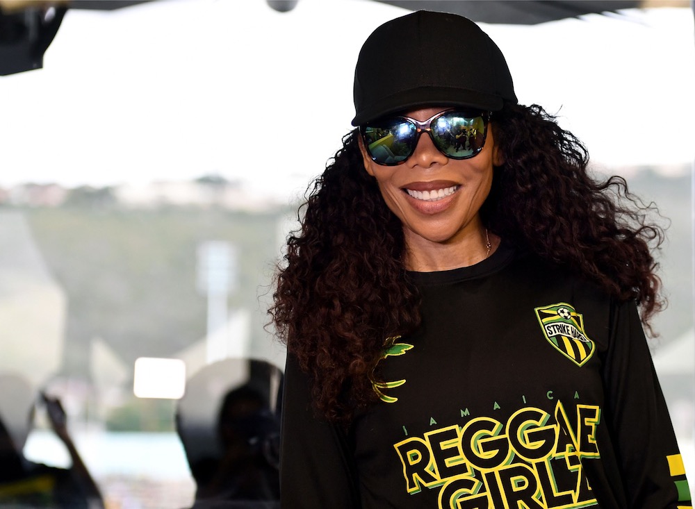 Cedella Marley attends the friendly football match Jamaica vs Panama at the National Stadium in Kingston, Jamaica, on May 19, 2019. u00e2u20acu201d AFP pic