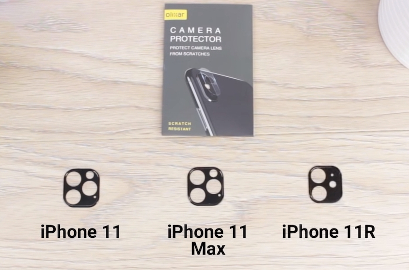 The iPhone 11 and 11 Max will come with a triple-camera layout that has two additional holes for the flash and microphone. — Picture via SoyaCincau
