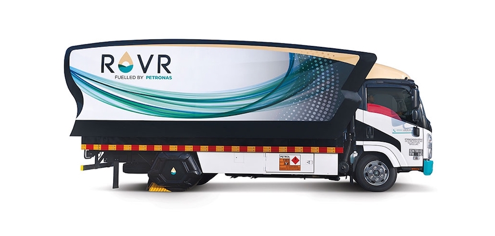 Rovr will soon embark on a pilot programme for end-consumers using a 3,000-litre capacity truck. — SoyaCincau pic
