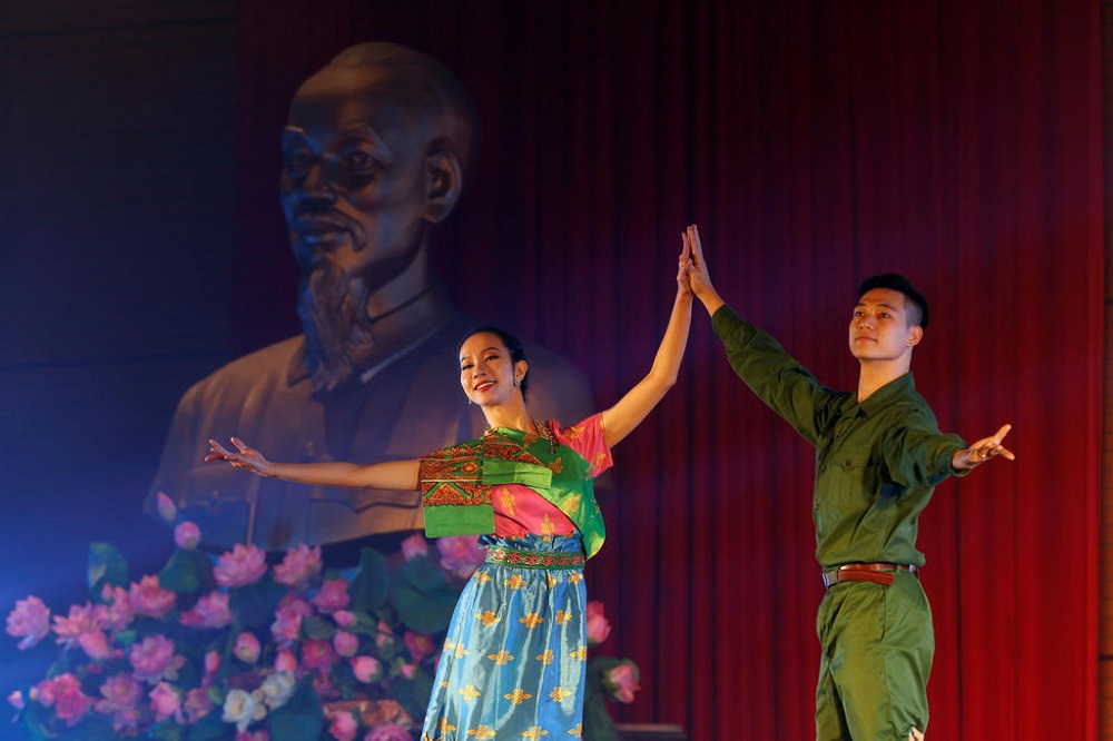 Performers take part at a ceremony to mark the 40th anniversary of the January 7 victory over the Khmer Rouge regime, in Hanoi January 4, 2019. u00e2u20acu201d Reuters pic