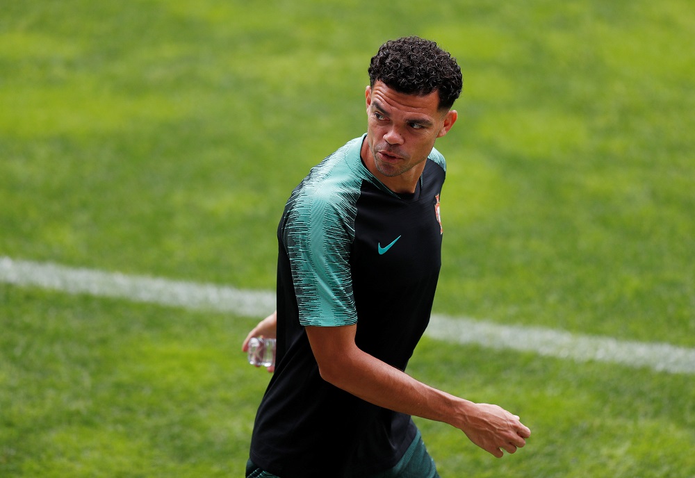 Portugalu00e2u20acu2122s Pepe during training at the Estadio do Bessa in Porto June 4, 2019. u00e2u20acu201d Reuters pic