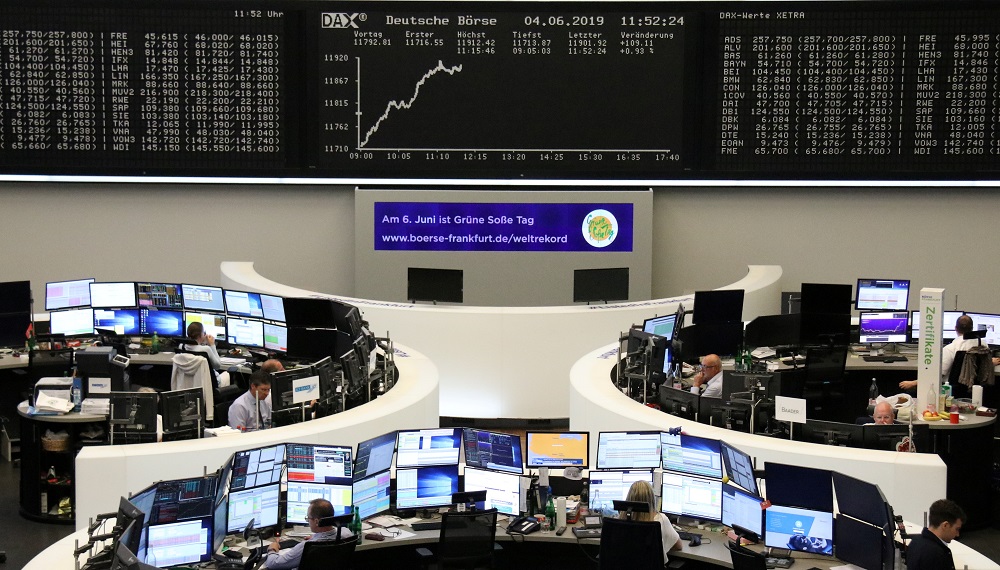 The German share price index DAX graph is pictured at the stock exchange in Frankfurt June 4, 2019. u00e2u20acu201d Reuters pic
