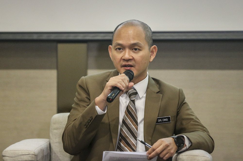 Deputy International Trade and Industry Minister Ong Kian Ming speaks during IDEAS forum u00e2u20acu02dcThe Next Four Years: What Now for Malaysia?u00e2u20acu2122 in Kuala Lumpur June 28, 2019. u00e2u20acu201d Picture by Firdaus Latif