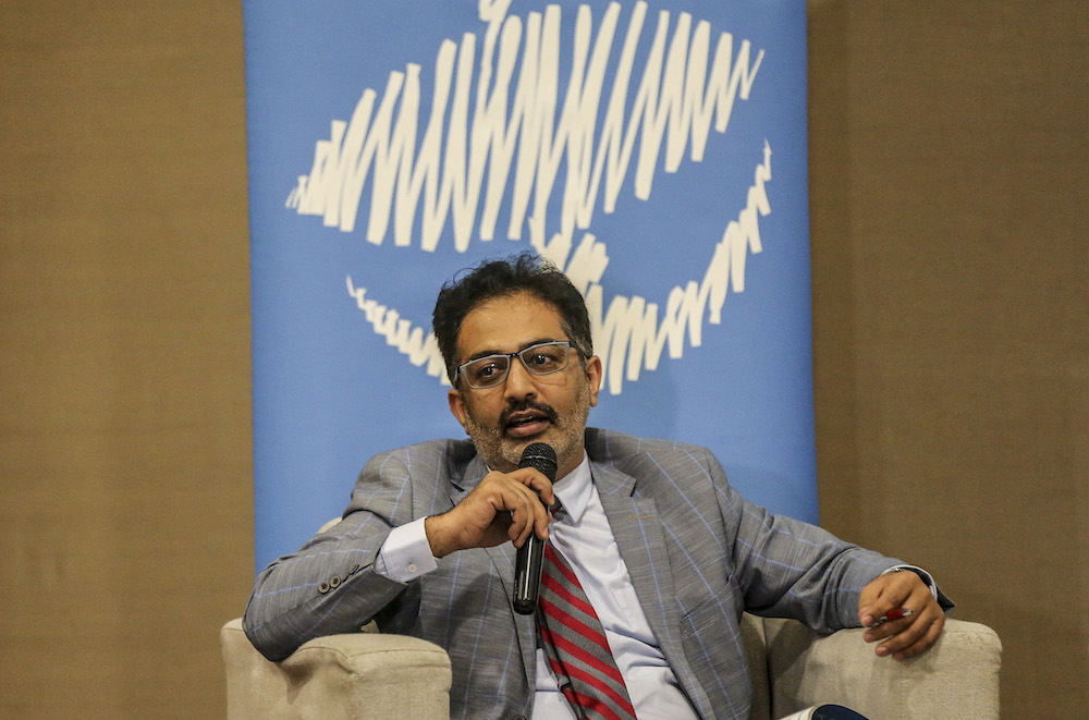 IDEAS CEO Ali Salman speaks during IDEAS forum u00e2u20acu02dcThe Next Four Years: What Now for Malaysia?u00e2u20acu2122 in Kuala Lumpur June 28, 2019. u00e2u20acu201d Picture by Firdaus Latif
