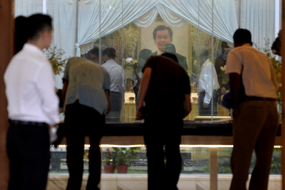 People attend the funeral of IOI Group founder, Tan Sri Lee Shin Cheng, in Putrajaya June 3, 2019. u00e2u20acu201d Picture by Miera Zulyana