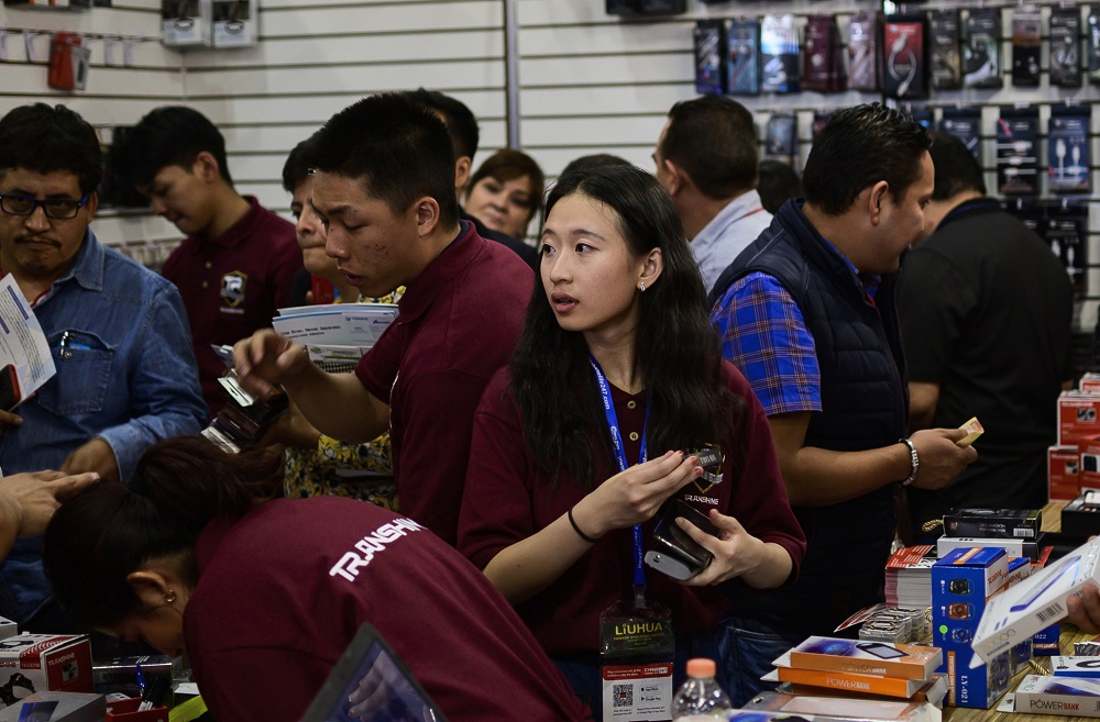 People attend the China Homelife Mexico fair in Mexico City taken on June 4, 2019. u00e2u20acu201d AFP pic 