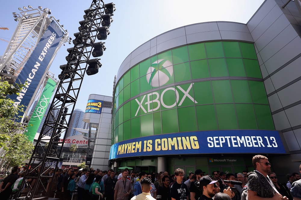 Game enthusiasts and industry personnel exit The Microsoft Theatre following the Xbox E3 2019 Briefing in Los Angeles June 9, 2019. u00e2u20acu201d AFP pic