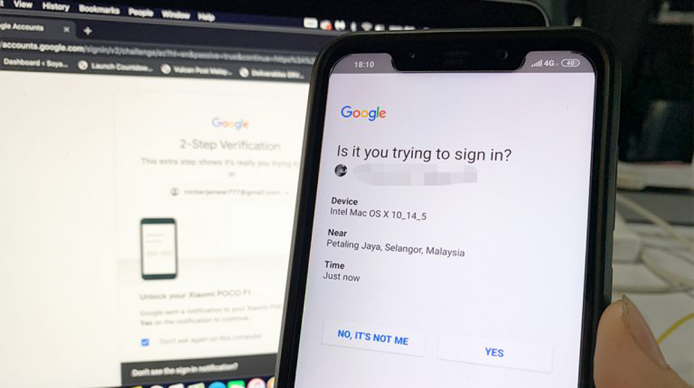 Google has rolled out a new update that allows you to use your Android smartphone as a 2-step verification security key for iOS devices. u00e2u20acu201d SoyaCincau pic