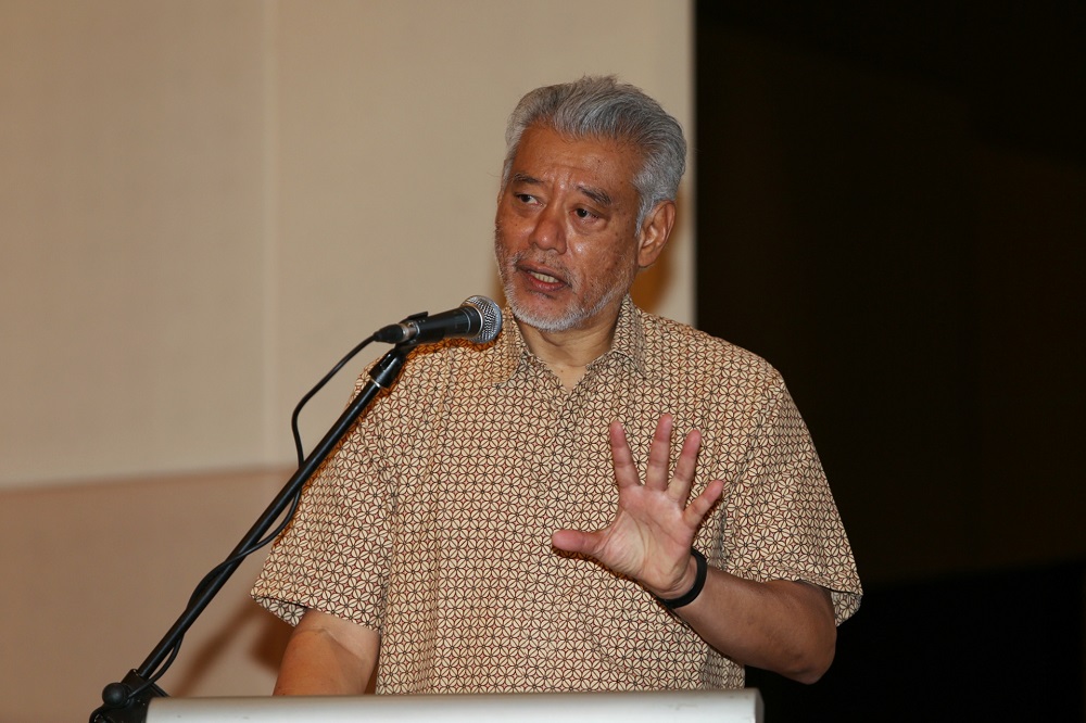 Senior adviser at Khazanah Research lnstitute Jomo Kwame Sundaram speaks at the Malaysian Economic Convention 2019 in Petaling Jaya June 17, 2019. u00e2u20acu201d Picture by Choo Choy May