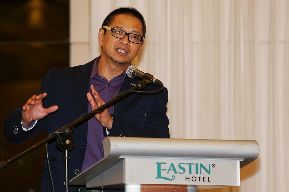 Election Commission of Malaysia deputy chairman Azmi Sharom speaks at the Malaysian Economic Convention 2019 at Eastin Hotel in Petaling Jaya June 17, 2019. u00e2u20acu201d Picture by Choo Choy May