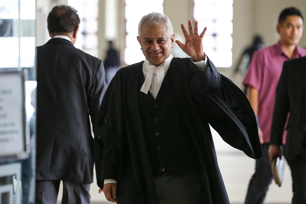 Attorney General Tommy Thomas is pictured at the Kuala Lumpur Court Complex June 17, 2019. u00e2u20acu201d Picture by Yusof Mat Isa