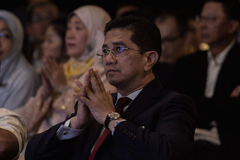 Economic Affairs Minister Datuk Seri Azmin Ali attends the launch of Project Idaman 2019 at SUK Shah Alam June 18, 2019. u00e2u20acu201d Picture by Miera Zulyana