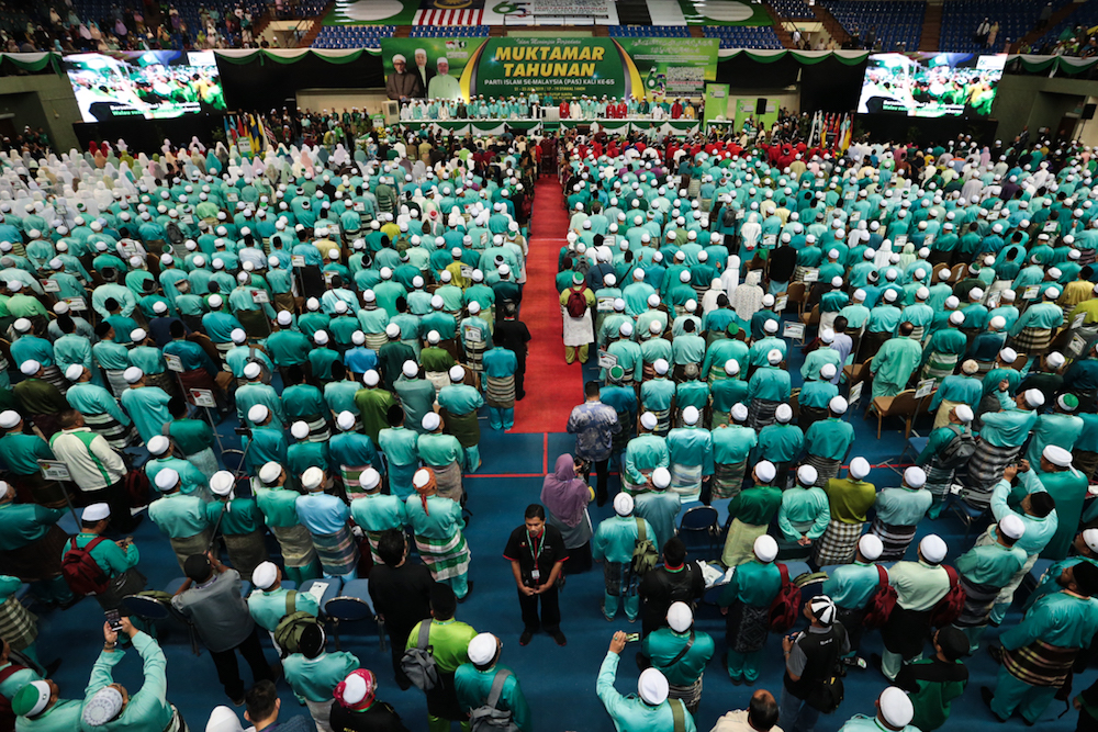 General view of the 65th PAS Muktamar in Kuantan June 21, 2019. — Picture by Ahmad Zamzahuri