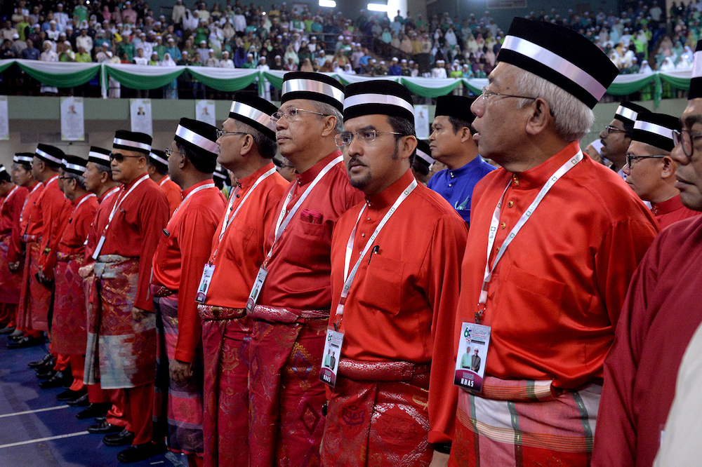 Umno leaders attend the 65th PAS Muktamar in Kuantan June 21, 2019. — Picture by Mukhriz Hazim
