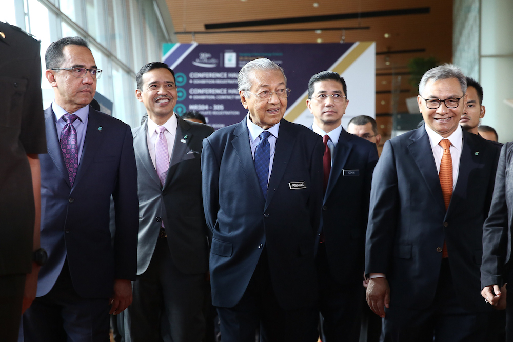 Tun Dr Mahathir Mohamed attends the opening of the Asia Oil and Gas Conference 2019 in Kuala Lumpur June 24, 2019. u00e2u20acu201d Picture by Yusof Mat Isa