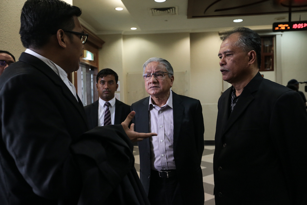 Datuk Seri Hasan Malek is seen at the High Court in Kuala Lumpur June 25, 2019. u00e2u20acu201d Picture by Ahmad Zamzahuri