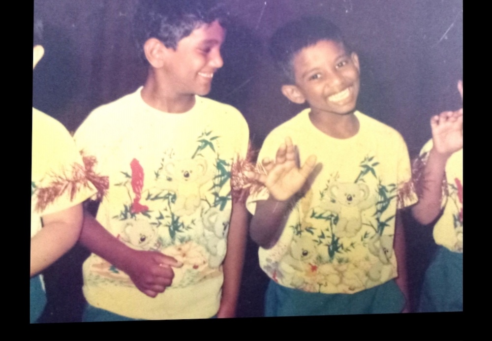 Pannir Selvam, the third of six children of an Ipoh family, is seen here at the age of six. — Picture courtesy of Pannir Selvam’s family