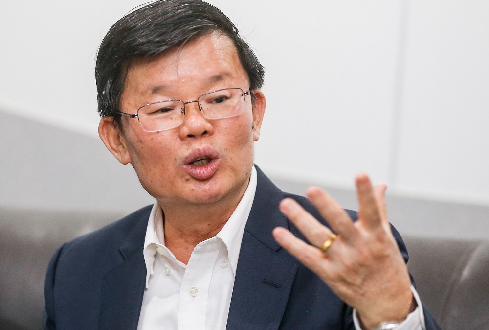 Penang Chief Minister Chow Kon Yeow speaks to the press at Komtar in George Town June 17, 2019. u00e2u20acu201d Picture by Sayuti Zainudin
