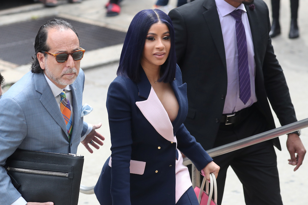 Singer Cardi B arrives at Queens County Criminal Court in the Queens Borough of New York June 25, 2019. u00e2u20acu201d Reuters pic