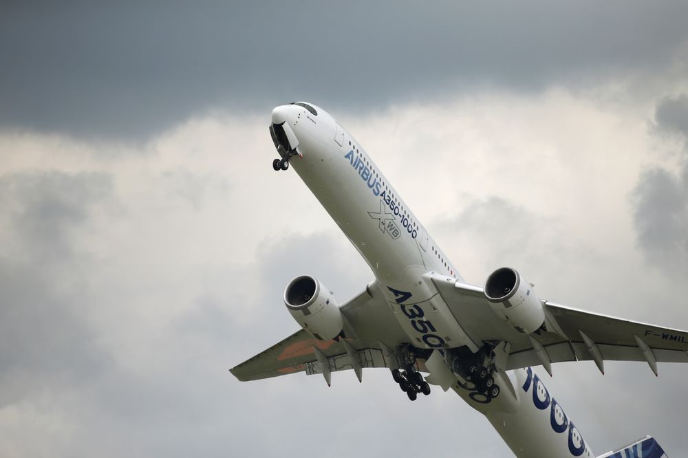 An Airbus A350-1000 takes off for a flying display at the 53rd International Paris Air Show at Le Bourget Airport near Paris, France June 20, 2019. u00e2u20acu201d Reuters pic