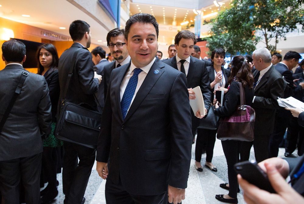 Turkeyu00e2u20acu2122s Deputy Prime Minister Ali Babacan arrives for a G-20 finance ministers meeting during the World Bank/IMF annual meetings in Washington October 10, 2014. u00e2u20acu201d Reuters pic