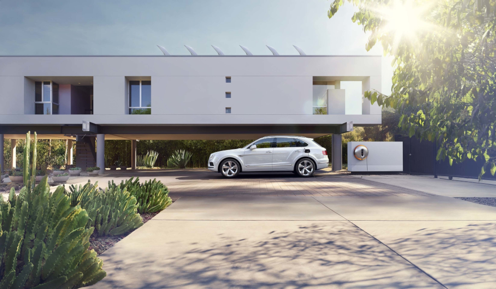 The plug-in electric Bentayga Hybrid SUV, launched last year, is the companyu00e2u20acu2122s very first electrified vehicle. u00e2u20acu201d Picture courtesy of Bentley