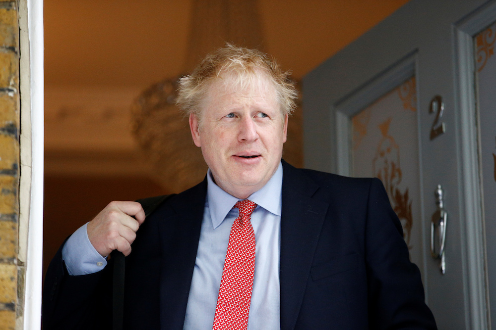 PM hopeful Boris Johnson leaves his home in London, Britain June 21, 2019. u00e2u20acu201d Reuters picnnn