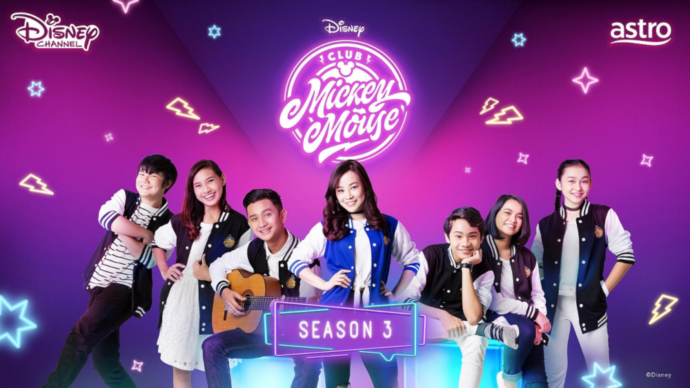 (From left) Pountney, Erissa, Wafiy, Ow, Faiz, Dheena and Ellya star in the third season of the iconic variety show. — Picture courtesy of Disney Channel