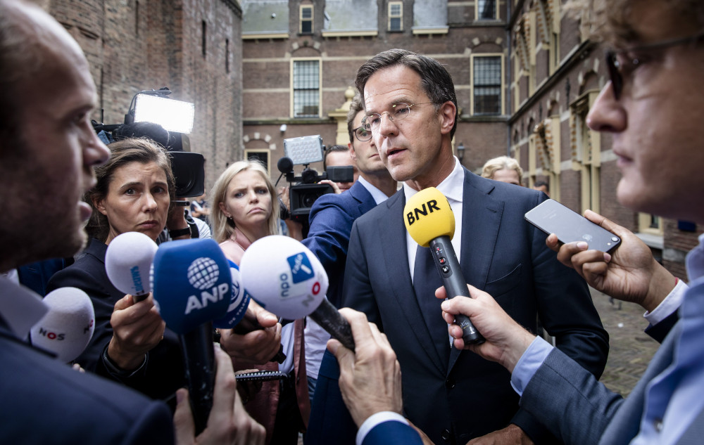 Dutch Prime Minister Mark Rutte speaks to the media following a press conference of the international Joint Investigation Team (JIT) on the ongoing investigation of the 2014 Malaysia Airlines MH17 crash, June 19, 2019 in The Hague. u00e2u20acu201d AFP pic