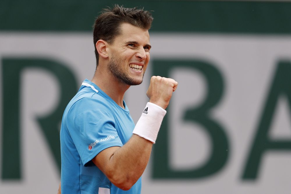 Austriau00e2u20acu2122s Dominic Thiem reacts during his final match against Spainu00e2u20acu2122s Rafael Nadal during the French Open at Roland Garros, Paris, June 9, 2019.u00e2u20acu201d Reuters pic