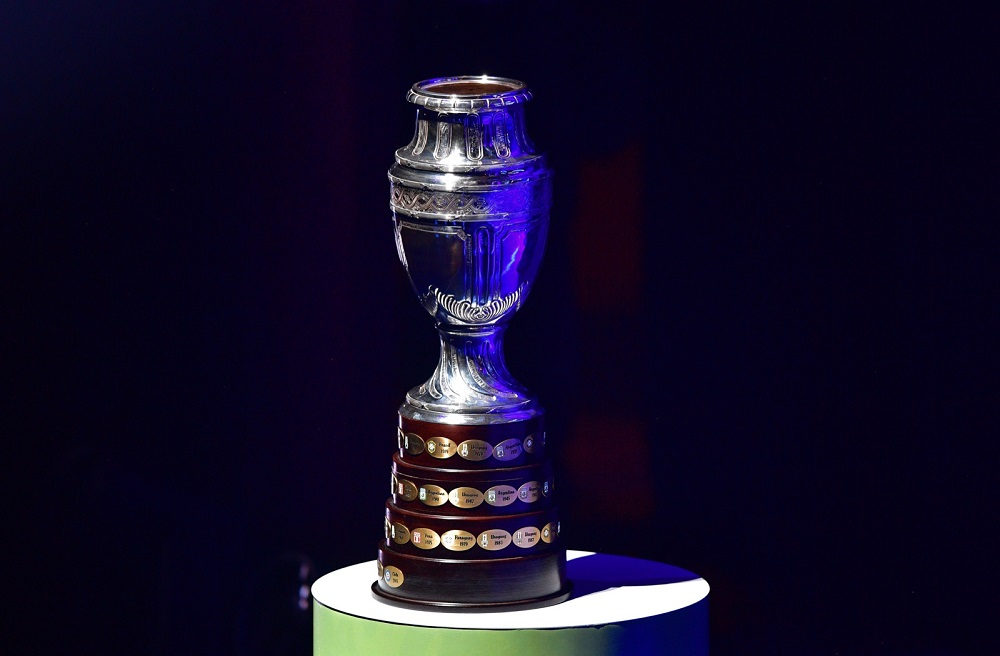 Picture of the Copa America trophy taken during the 2019 Copa America draw in Rio de Janeiro January 24, 2019. u00e2u20acu201d AFP pic