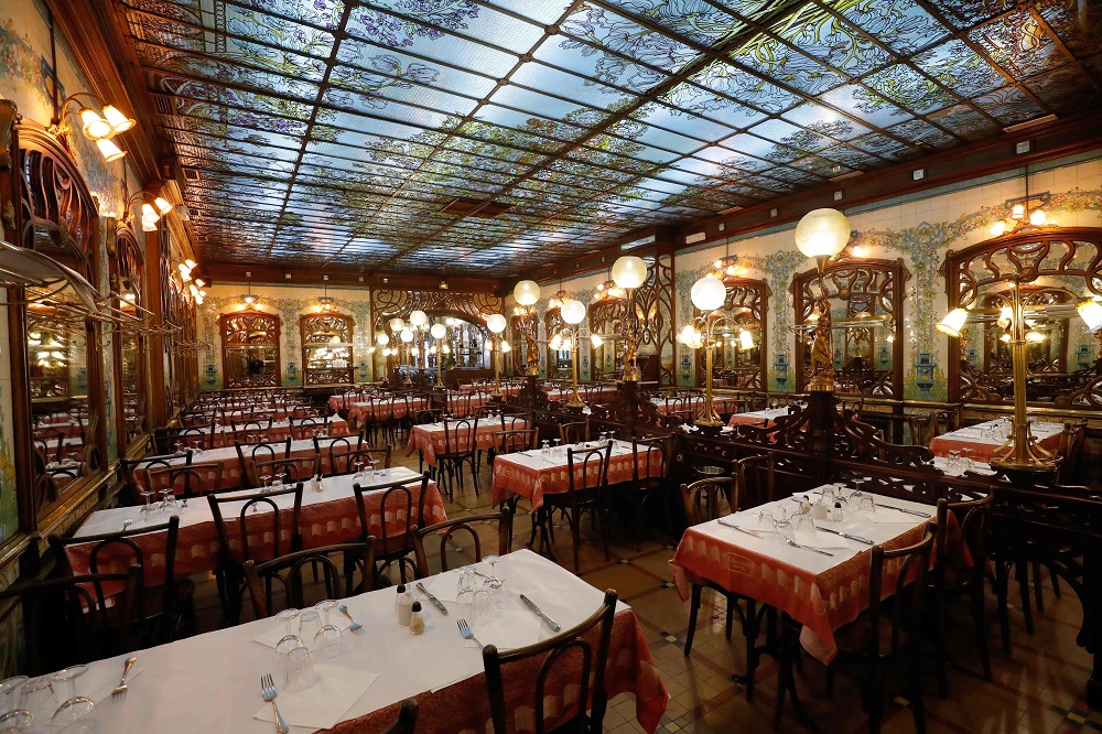 This file photo taken on February 6, 2019 shows an interior view of the restaurant Bouillon Chartier Montparnasse after a recent restoration in Paris. u00e2u20acu201d AFP pic      