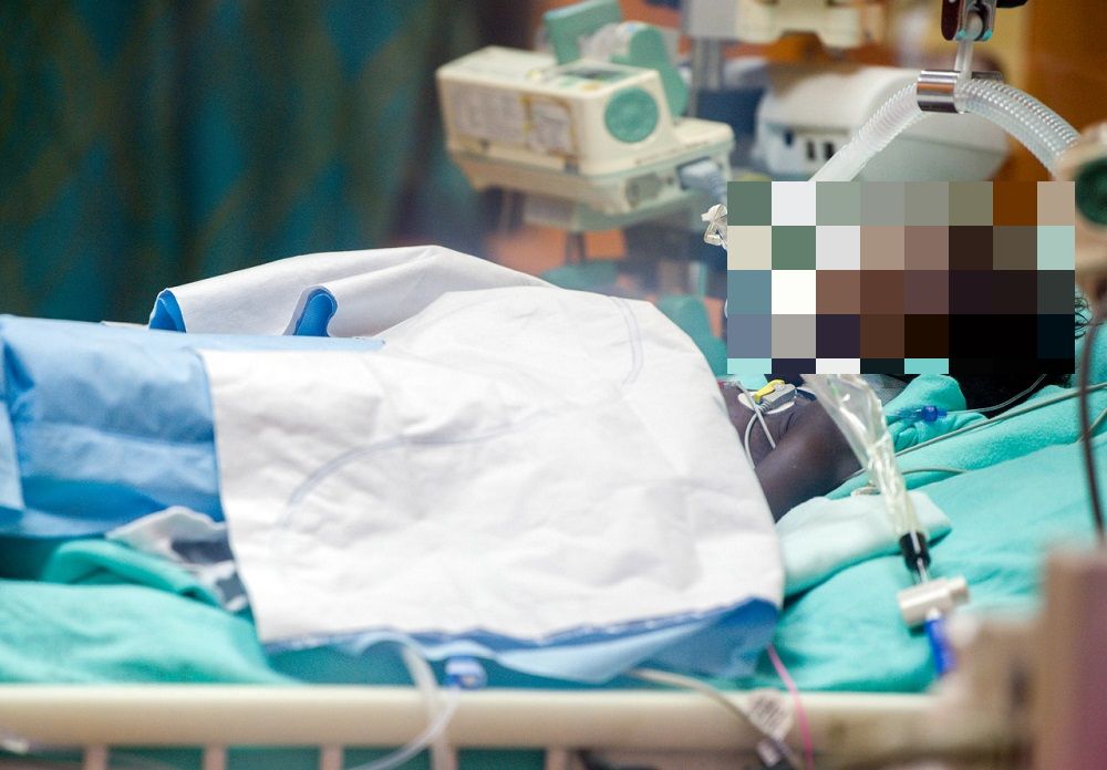 Three-year-old Nasri Rosli receives medical treatment at the Raja Perempuan Zainab II Hospital in Kota Baru June 13, 2019. u00e2u20acu201d Bernama pic