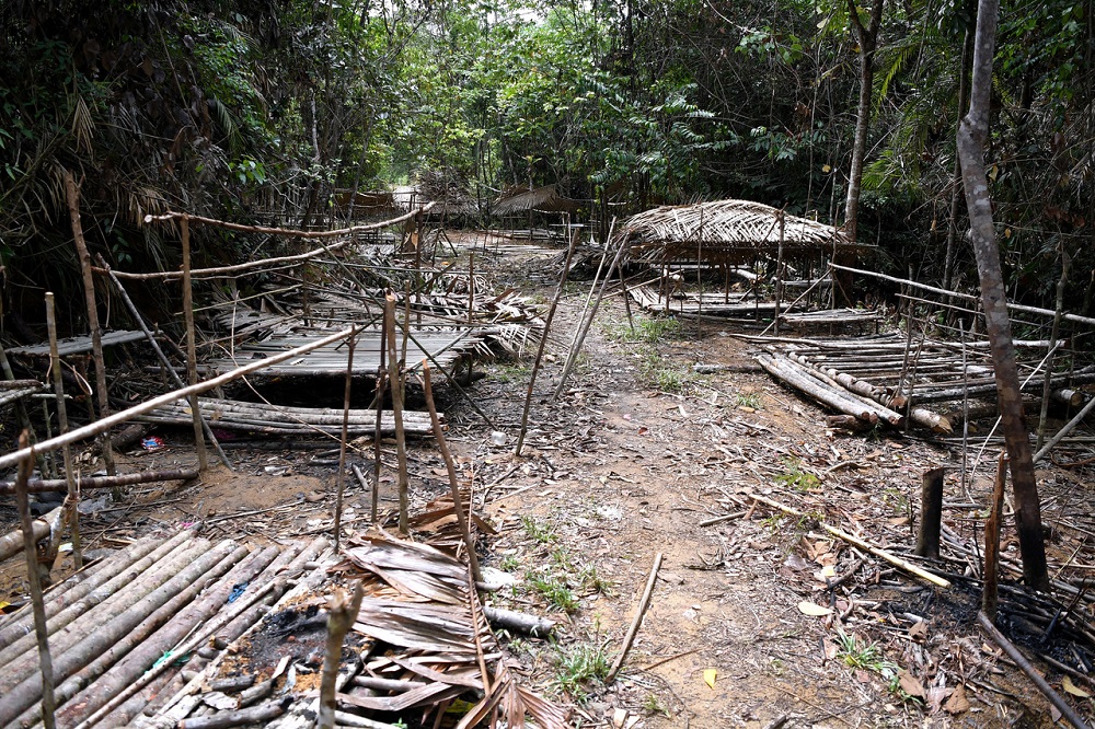 A general view of the deserted Kampung Sungai Berua near Hulu Terengganu June 19, 2019. u00e2u20acu201d Bernama pic