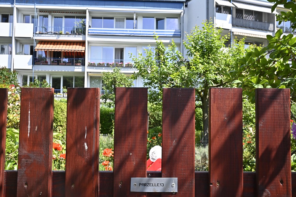 A gate is pictured at den Eschenallee allotment gardens in Berlin on June 1, 2019. u00e2u20acu2022 AFP pic  
