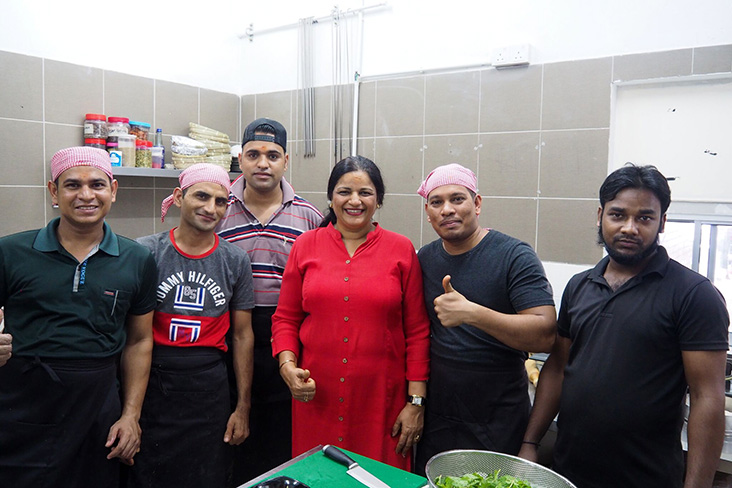 Meeta Sheth and her group of chefs are ready to serve you food cooked from the heart