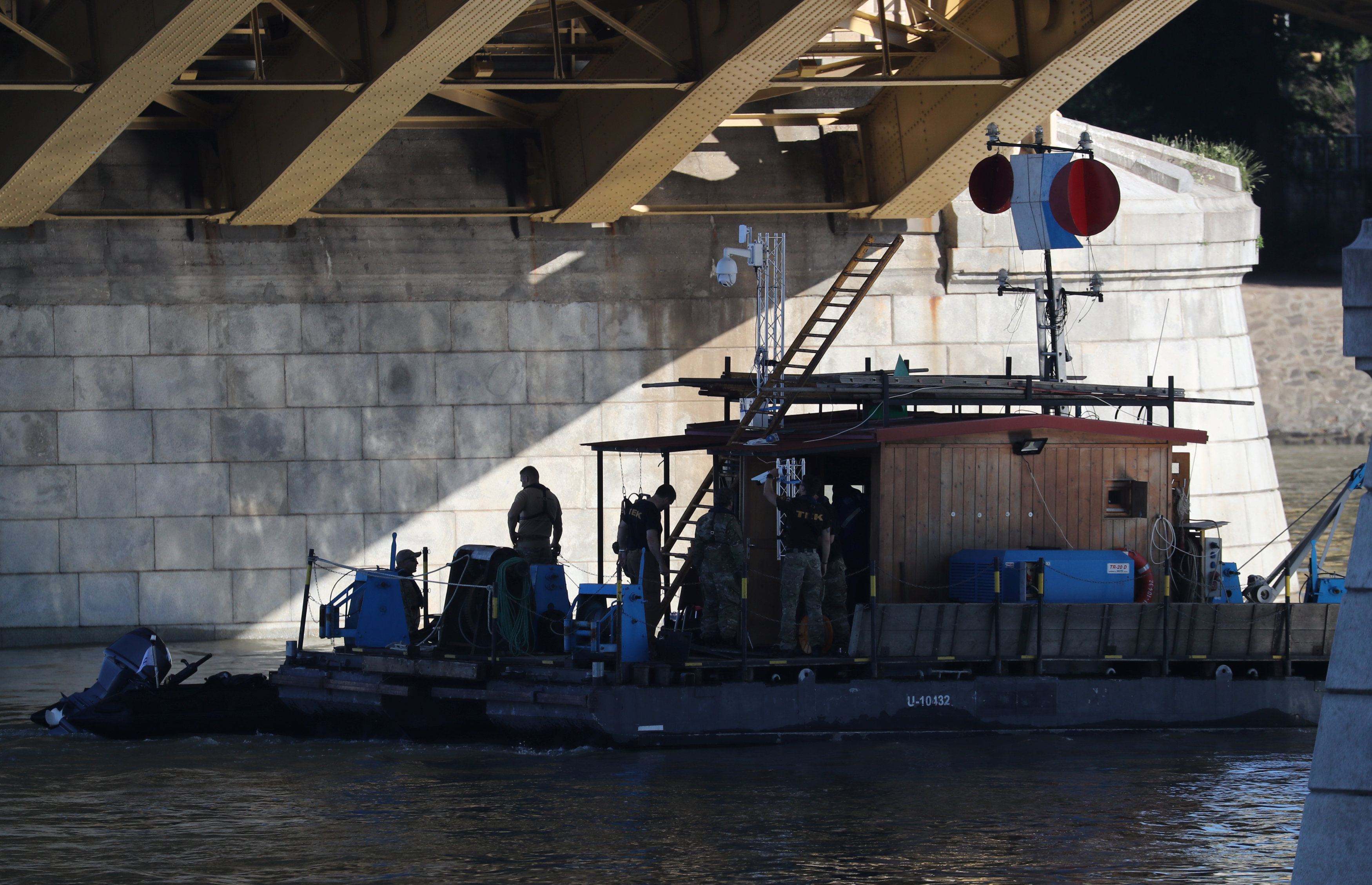 A rescue team continues its search after a tourist boat accident, killing several people in the Danube river in Budapest, Hungary, June 3, 2019. u00e2u20acu201d Reuters pic          