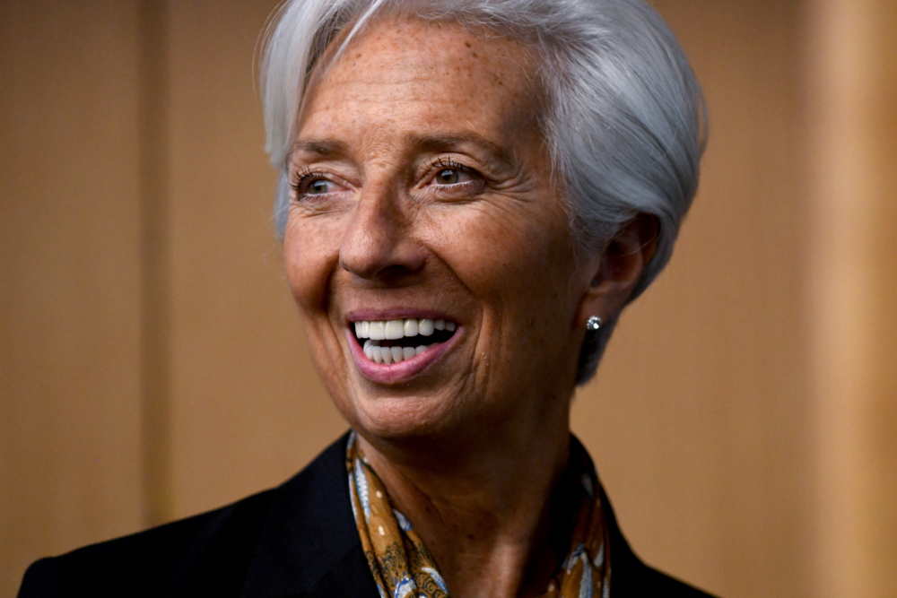 International Monetary Fund (IMF) Managing Director Christine Lagarde smiles during a press conference in Kuala Lumpur June 24, 2019. u00e2u20acu201d AFP pic 