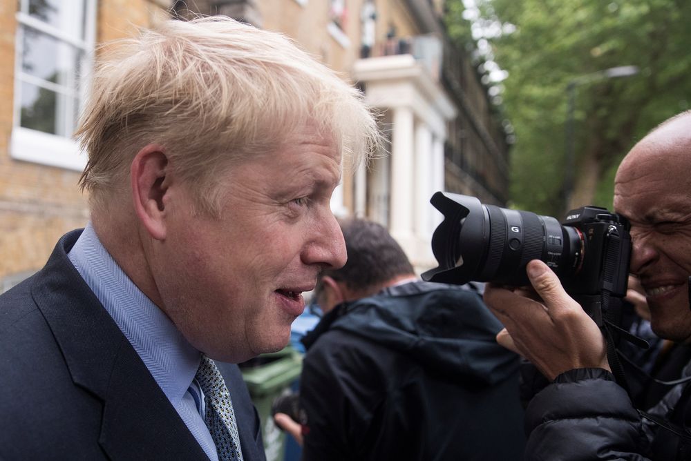 PM hopeful Boris Johnson leaves his home in London, Britain, June 13, 2019. u00e2u20acu201d Reuters pic