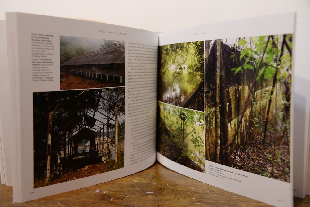 The book has many old pictures offering a glimpse into the island's past. ― Picture by KE Ooi