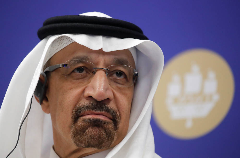 Saudi Energy Minister Khalid al-Falih attends a session of the St. Petersburg International Economic Forum (SPIEF), Russia June 7, 2019. u00e2u20acu201d Reuters picnn