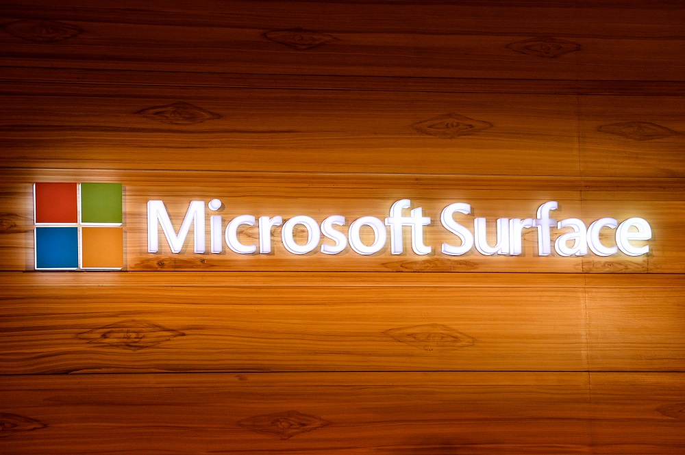 Microsoft is reportedly working with Intel to develop a dual-screen Surface device. u00e2u20acu201d AFP pic       