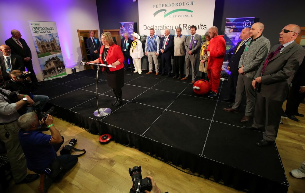 Labour Party candidate Lisa Forbes speaks after winning the Peterborough by-election at the KingsGate Centre in Peterborough, Britain early June 7, 2019. u00e2u20acu201d Reuters pic