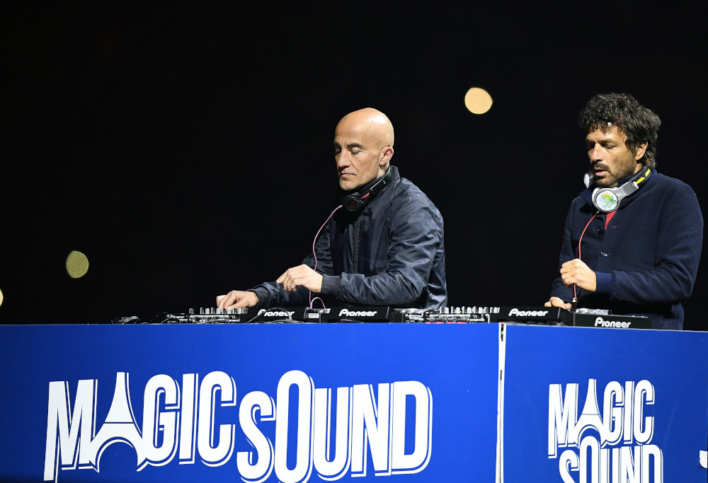 In this file photo taken May 14, 2016 French DJ duo Cassius, Philippe Zdar (right) and Hubert Boombass are pictured during the French L1 football match between Paris Saint-Germain and Nantes at the Parc des Princes stadium in Paris. u00e2u20acu201d AFP pic 