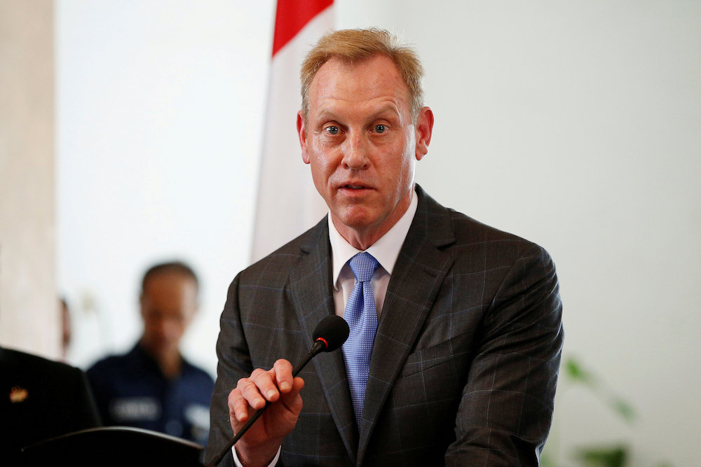 Acting US Defence Secretary Patrick Shanahan talks to media during a news briefing after his meeting with his Indonesian counterpart Ryamizard Ryacudu in Jakarta, Indonesia, May 30, 2019. u00e2u20acu201d Reuters pic