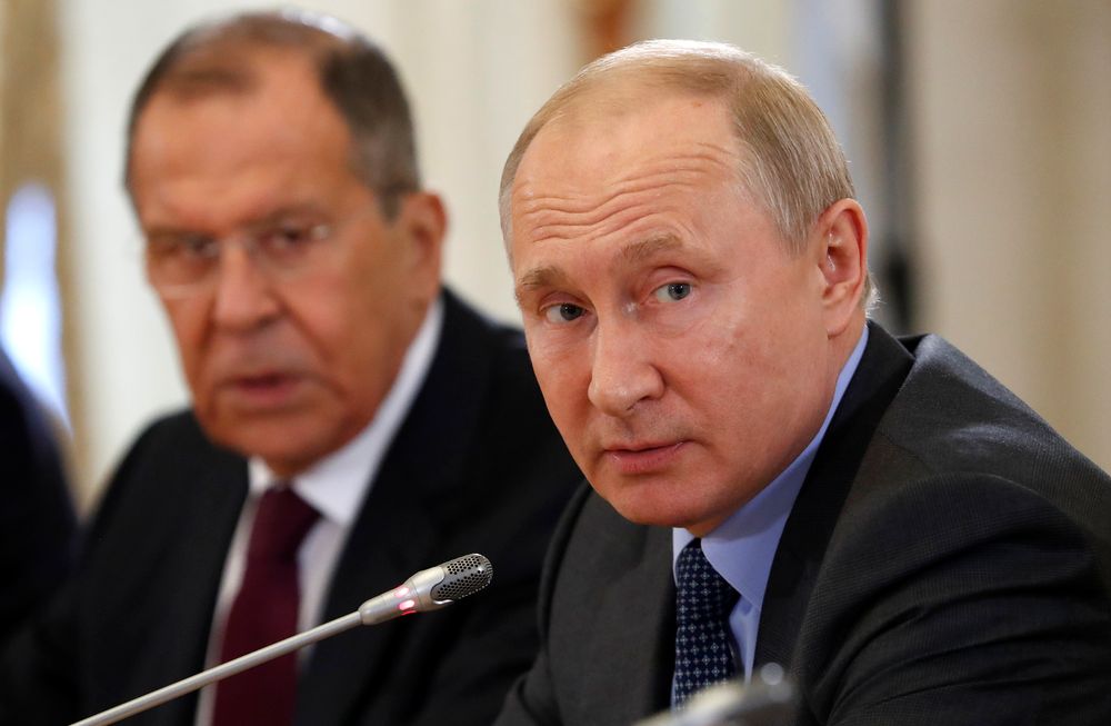 Russian President Vladimir Putin, speaks during his meeting with Slovakian Prime Minister Peter Pellegrini at the St Petersburg International Economic Forum in St Petersburg, Russia June 6, 2019. u00e2u20acu201d Reuters pic